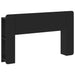 Tablă de pat cu sertar Negru 135 x 18,5 x 80 cm Lemn prelucrat - WALTI WALTI