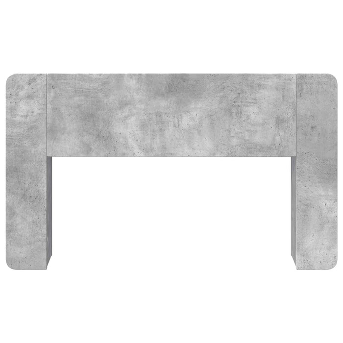 Tablă de pat cu sertar cu depozitare Gri Beton Lemn prelucrat - WALTI WALTI