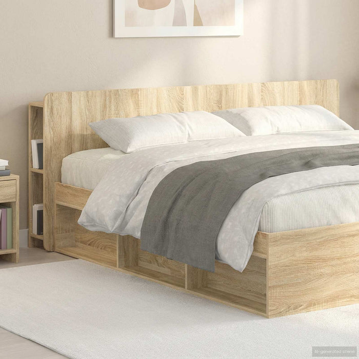 Tablă de pat cu sertar Stejar Sonoma Lemn prelucrat - WALTI WALTI