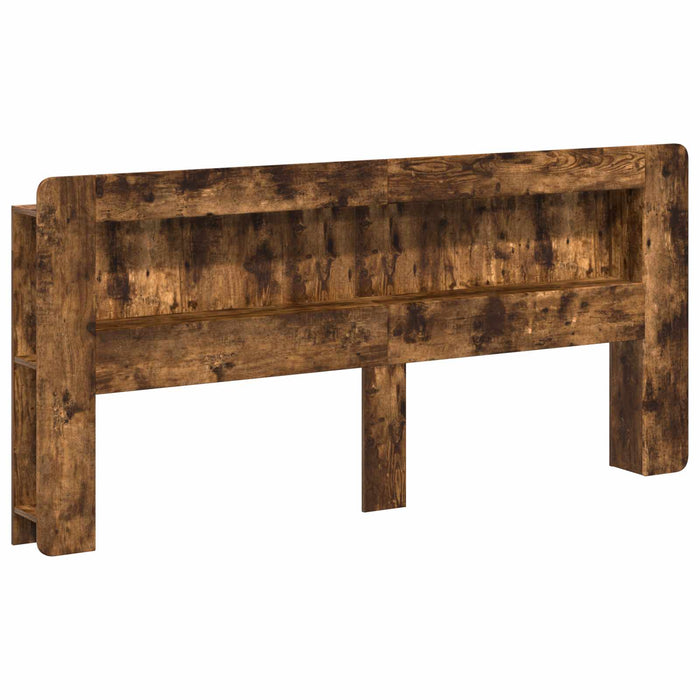 Tablă de pat cu sertar Stejar Afumat 215 x 18,5 x 100 cm - WALTI WALTI