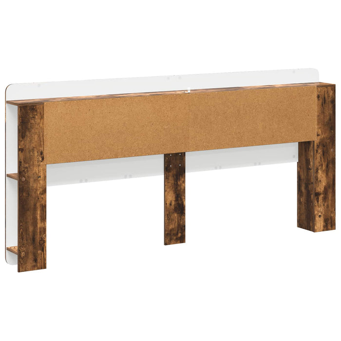 Tablă de pat cu sertar Stejar Afumat 215 x 18,5 x 100 cm - WALTI WALTI