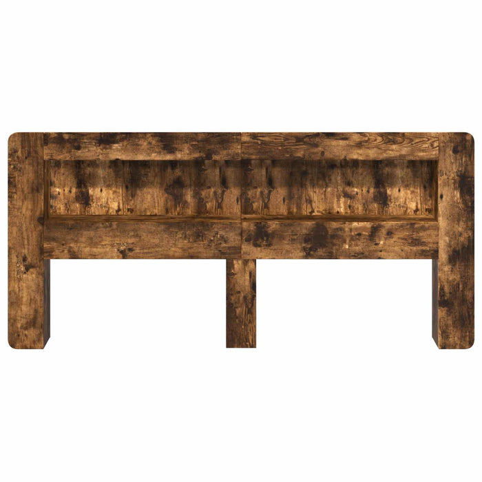 Tablă de pat cu sertar Stejar Afumat 215 x 18,5 x 100 cm - WALTI WALTI