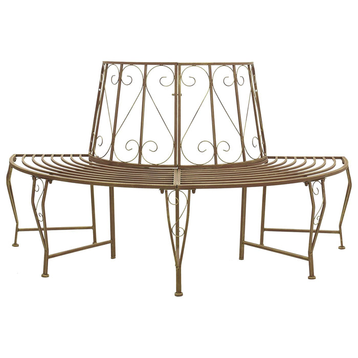 Bancă cu arbori 4-Număr de locuri 160 x 80 x 89 cm Oțel WALTI