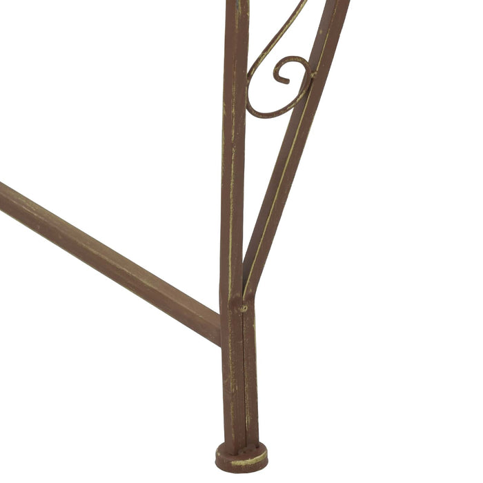 Bancă cu arbori 8-Număr de locuri Ø 160 x 44 cm Oțel Maro Antic WALTI