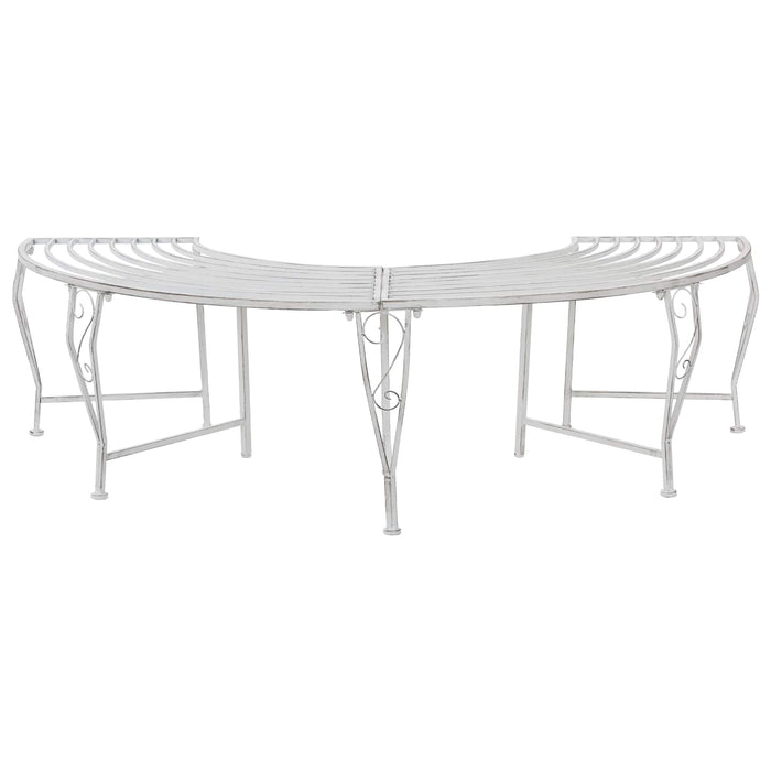 Bancă cu arbori 4-Număr de locuri 160 x 80 x 44 cm Oțel WALTI