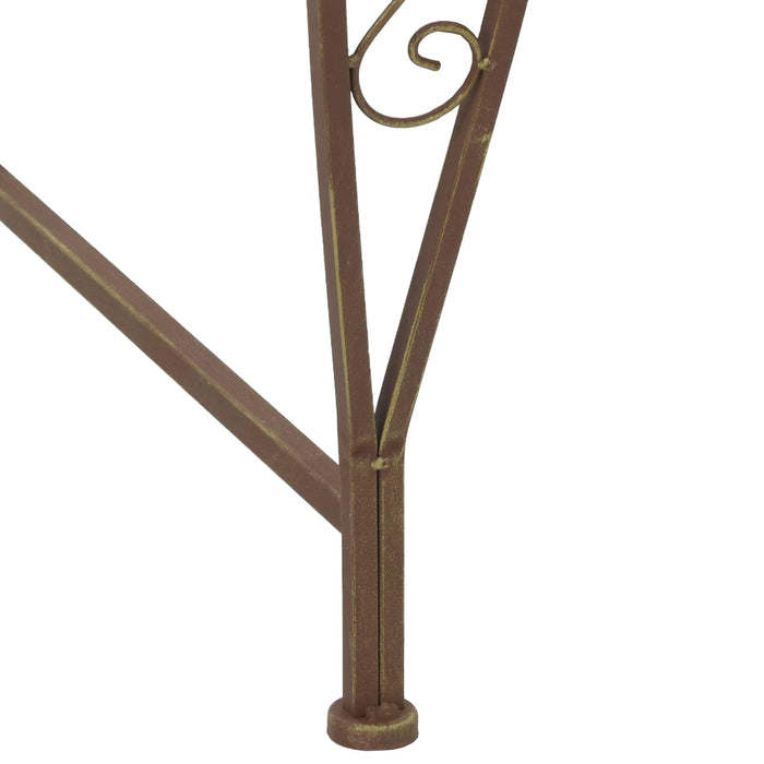 Bancă cu arbori 8-Număr de locuri Ø 160 x 89 cm Oțel Maro Antic WALTI