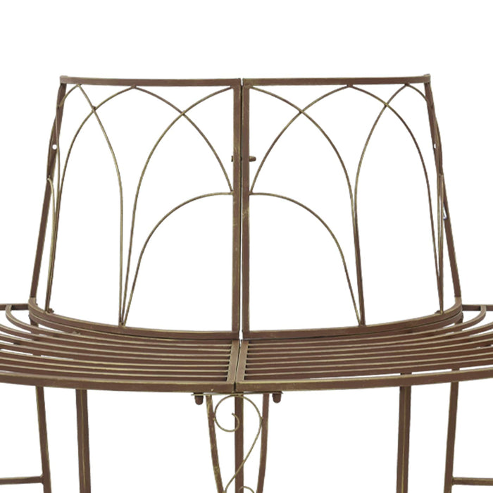 Bancă cu arbori 4-Număr de locuri 160 x 80 x 89 cm Oțel WALTI