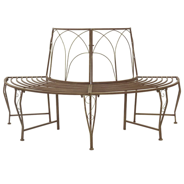 Bancă cu arbori 4-Număr de locuri 160 x 80 x 89 cm Oțel WALTI