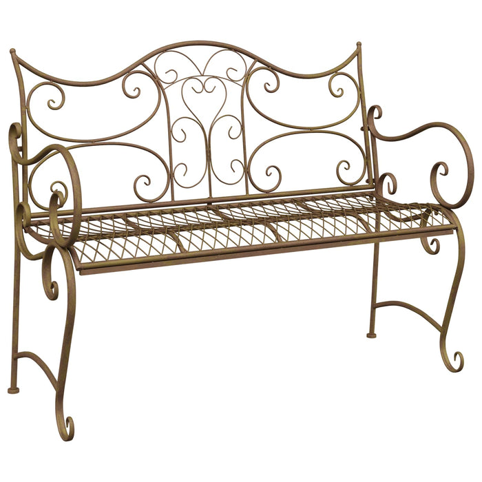Bancă de grădină 2-Număr de locuri 114 x 56,5 x 90 cm Oțel WALTI
