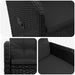 Scaun de grădină rabatabil Negru 57 x 63 x 94 cm poliratan - WALTI WALTI