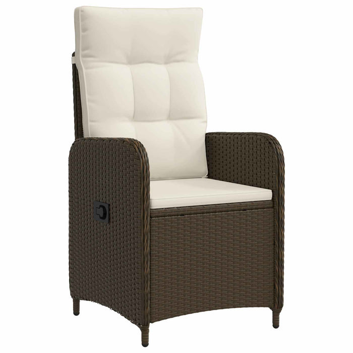 Scaun de grădină rabatabil Maro și Alb Crema 57 x 63 x 94 cm - WALTI WALTI
