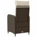 Scaun de grădină rabatabil Maro și Alb Crema 57 x 63 x 94 cm - WALTI WALTI
