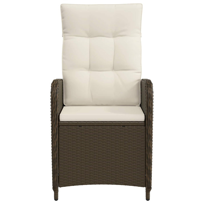 Scaun de grădină rabatabil Maro și Alb Crema 57 x 63 x 94 cm - WALTI WALTI
