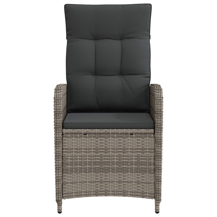 Scaun de grădină rabatabil Gri și gri închis 57 x 63 x 94 cm - WALTI WALTI
