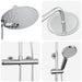 Set de sistem de duș termostatic Manual Crom 27 x 43,5 x 83 cm - WALTI WALTI