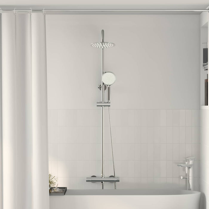 Set de sistem de duș termostatic Manual Crom 27 x 43,5 x 83 cm - WALTI WALTI