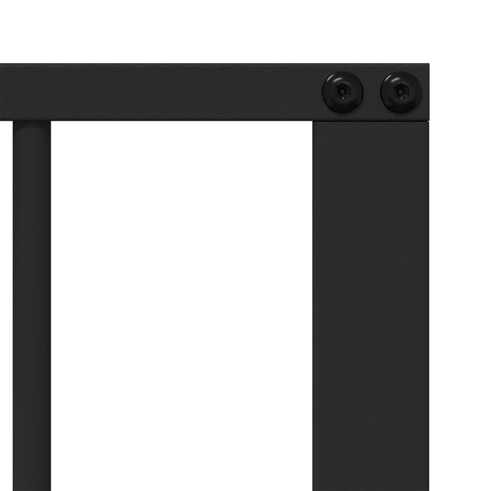 Poartă pentru câini 6 pcs Negru 100 x 60 cm Oțel Galvanizat WALTI