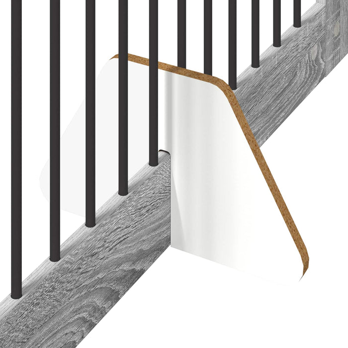 Poartă pentru câini cu suporturi 4 pcs Sonoma gri 100 x 100 cm WALTI