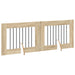 Poartă pentru câini cu suporturi 2 pcs Stejar Sonoma 80 x 60 cm - WALTI WALTI