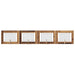 Poartă pentru câini cu suporturi 4 pcs Lemn vechi 80 x 60 cm - WALTI WALTI