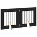 Poartă pentru câini cu suporturi 2 pcs Stejar Negru 60 x 60 cm - WALTI WALTI