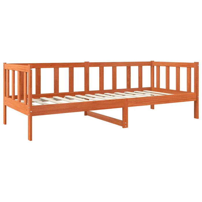 Cadru de pat Maroniu cerat 80 x 200 cm Lemn de pin masiv - WALTI WALTI