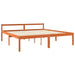 Cadru de pat Maroniu cerat 200 x 200 cm Lemn de pin masiv - WALTI WALTI