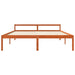Cadru de pat Maroniu cerat 200 x 200 cm Lemn de pin masiv - WALTI WALTI