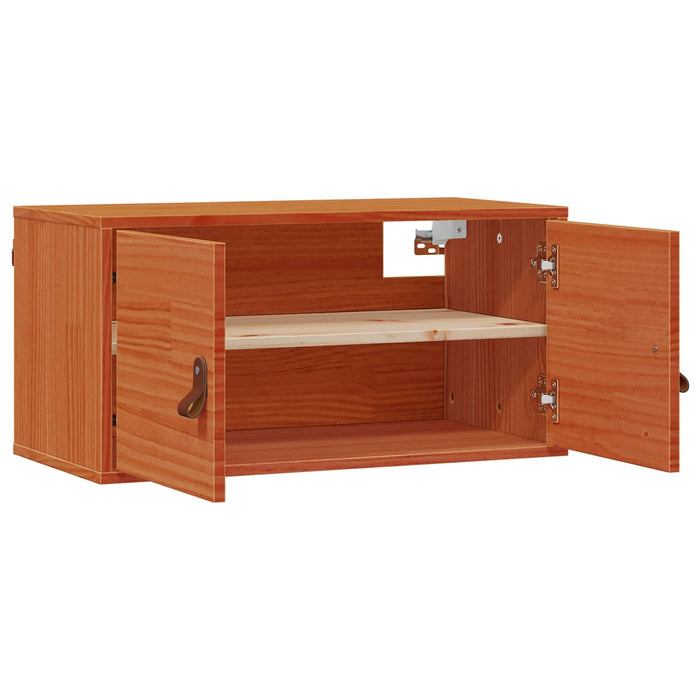 Dulap de perete cu raft 2 pcs Maroniu cerat 60 x 30 x 30 cm - WALTI WALTI