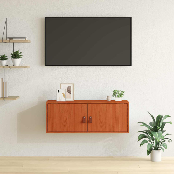 Dulap de perete Maroniu cerat 80 x 30 x 30 cm Lemn de pin masiv - WALTI WALTI