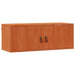 Dulap de perete cu raft 2 pcs Maroniu cerat 80 x 30 x 30 cm - WALTI WALTI
