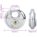 Lacăte disc cu chei 12 pcs Argintiu 8 x 2.8 x 8 cm - WALTI WALTI