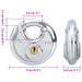 Lacăte disc cu chei 2 pcs Argintiu 9 x 2.8 x 9 cm - WALTI WALTI