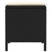 Taburet pentru grădină 2 Bucată Negru și Crem 38 x 38 x 45 cm - WALTI WALTI