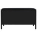 Taburet pentru grădină cu pernă Negru 80 x 38 x 45 cm Ratan PE - WALTI WALTI