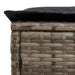Taburet pentru grădină Gri și gri închis 80 x 38 x 45 cm - WALTI WALTI