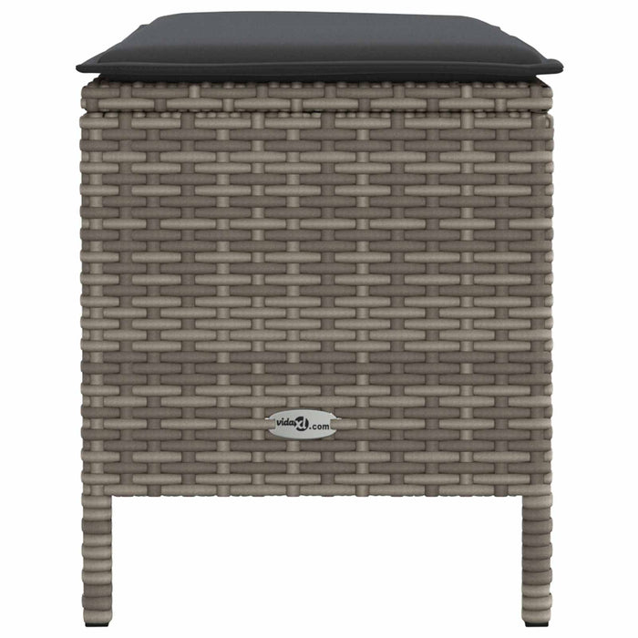 Taburet pentru grădină Gri și gri închis 80 x 38 x 45 cm - WALTI WALTI