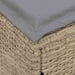 Taburet pentru grădină Beige și gri deschis 80 x 38 x 42 cm - WALTI WALTI