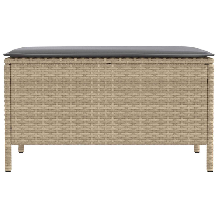 Taburet pentru grădină Beige și gri deschis 80 x 38 x 42 cm - WALTI WALTI