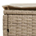 Taburet pentru grădină Bej și crem 80 x 38 x 42 cm Ratan PE - WALTI WALTI