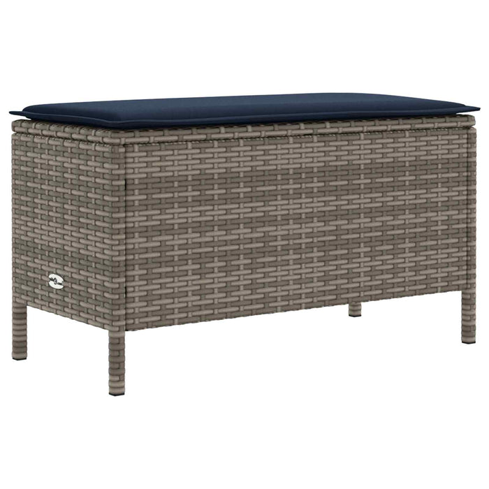 Taburet pentru grădină Gri și albastru marin 80 x 38 x 42 cm - WALTI WALTI