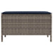 Taburet pentru grădină Gri și albastru marin 80 x 38 x 42 cm - WALTI WALTI