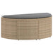 Canapea de grădină 8 pcs Beige și gri deschis poliratan - WALTI WALTI