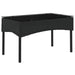 Set de canapele pentru grădină 2 pcs Negru și Crem poliratan - WALTI WALTI