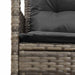 Set de canapele pentru grădină cu pernă 2 pcs poliratan - WALTI WALTI