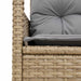 Set de canapele pentru grădină cu pernă 2 pcs poliratan - WALTI WALTI