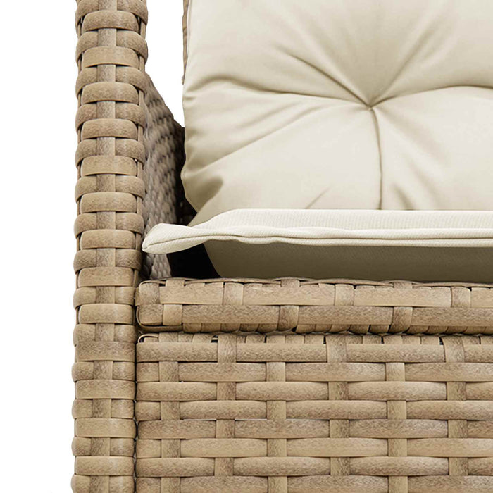 Set de canapele pentru grădină cu pernă 2 pcs poliratan - WALTI WALTI
