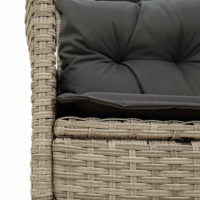 Set de canapele pentru grădină cu pernă 2 pcs poliratan - WALTI WALTI