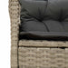 Set de canapele pentru grădină cu pernă 2 pcs poliratan - WALTI WALTI