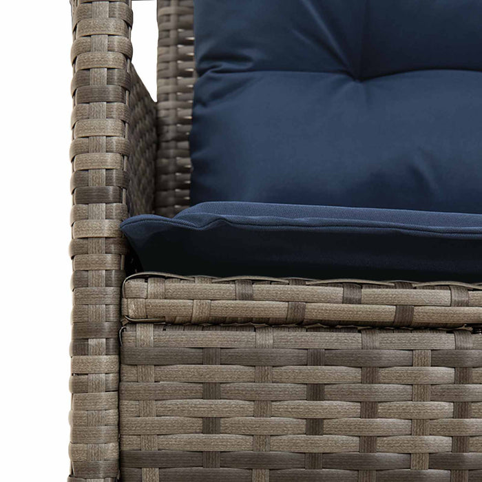 Set de canapele pentru grădină cu pernă 2 pcs poliratan - WALTI WALTI
